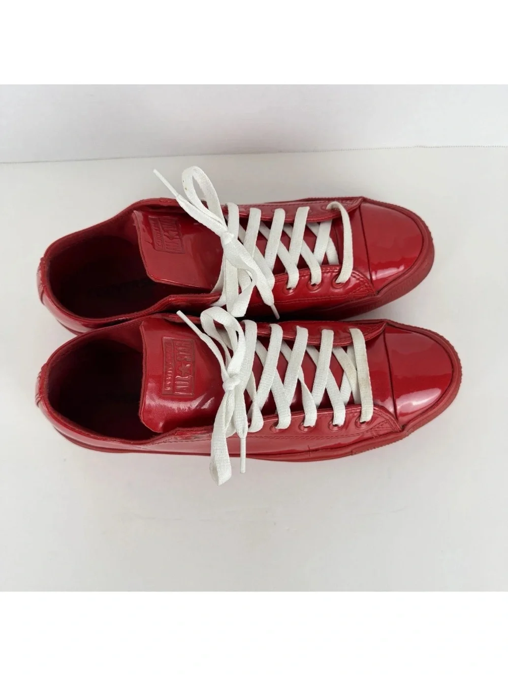 Converse Chuck Taylor All Star Ox Low Top Casino Triple Red Men’s Size 11 - Picture 2 of 10
